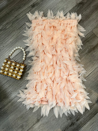 Fringe Halter Dress