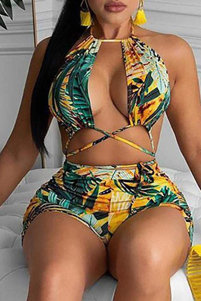 Jungle Flower Romper