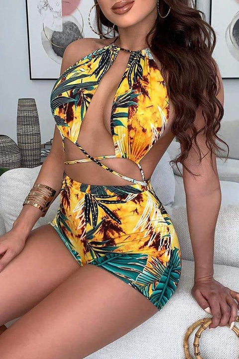 Jungle Flower Romper