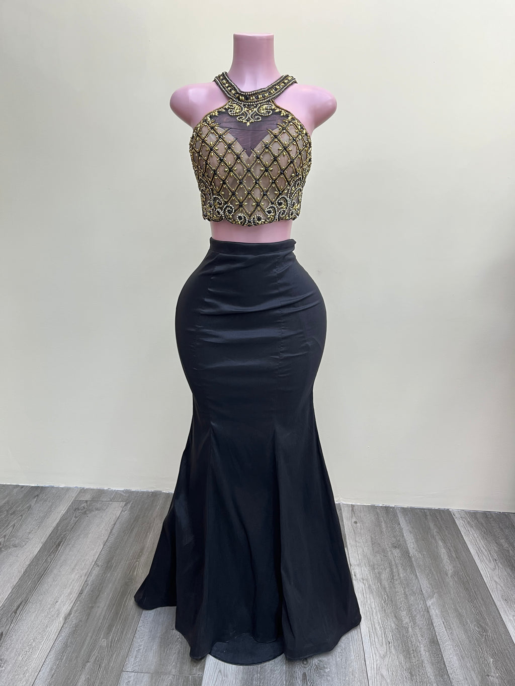 Black Diamond Skirt Set