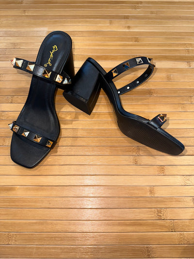 Gold Stud Heels