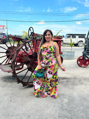 Colorful Pant Set