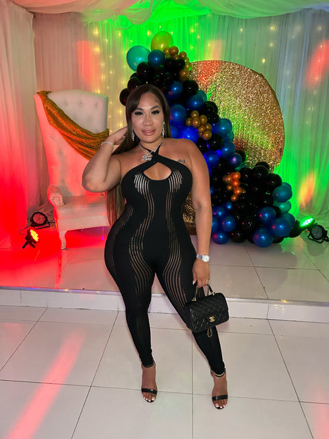 Cut Out Bodied Jumpsuit