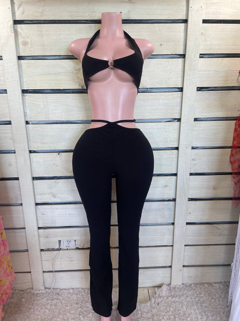 Waist Wrap Pant Set