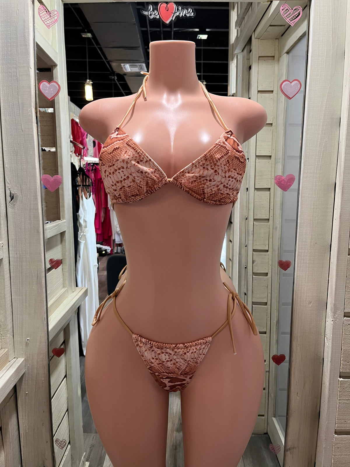ビキニスクランチバックTバック