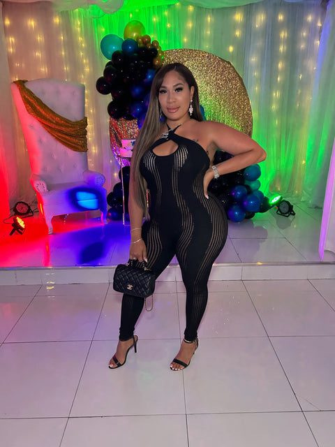 Cut Out Bodied Jumpsuit