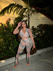 Leaf Bell Bottoms Set