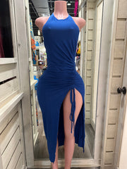 Halter Side Cut Dress