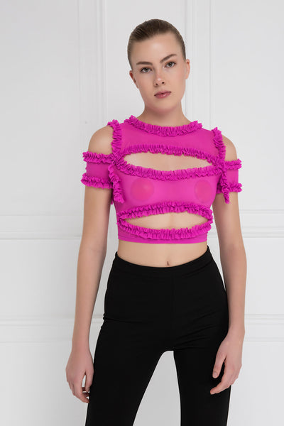 Fluff Mesh Top