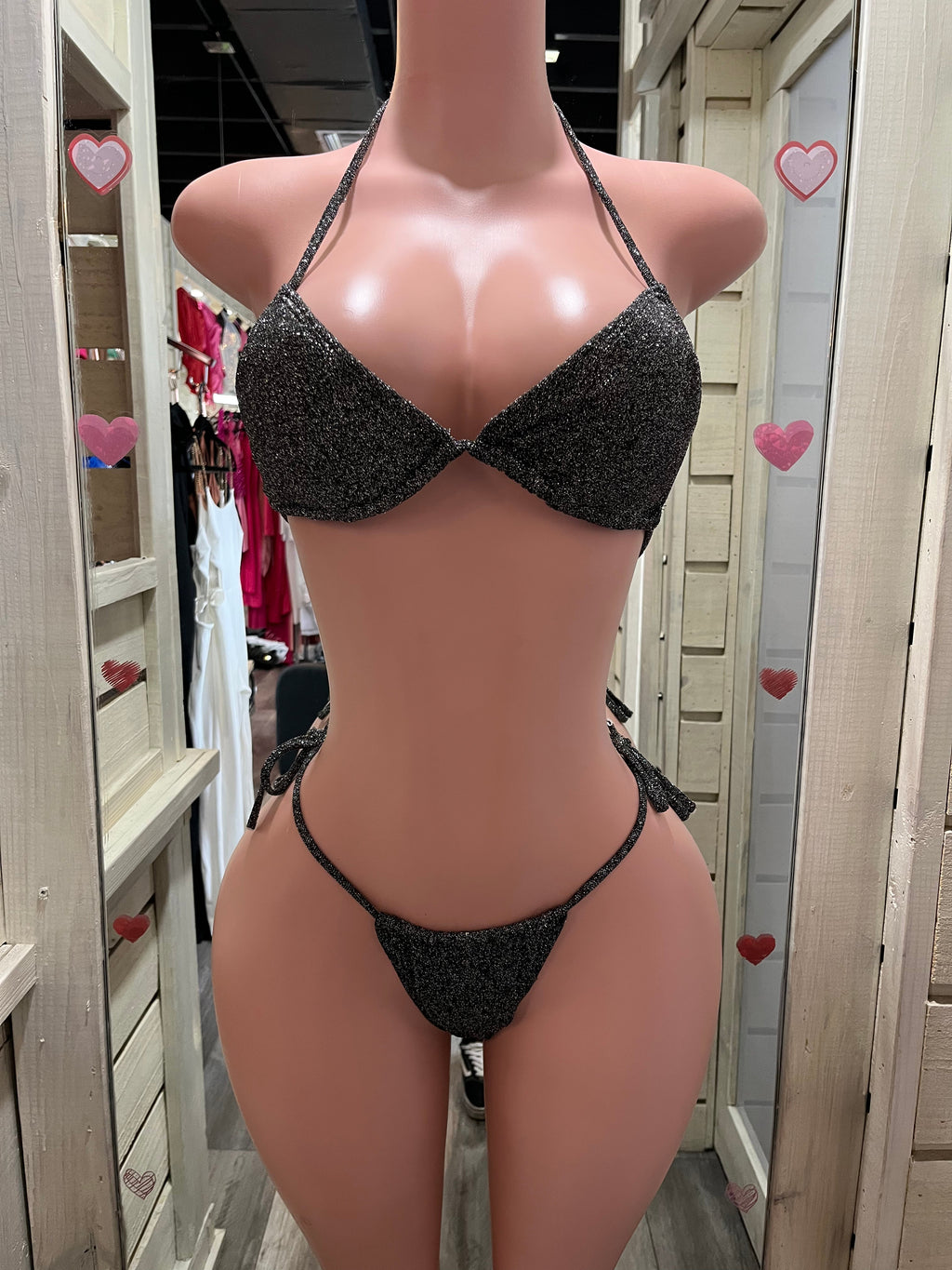 ビキニスクランチバックTバック