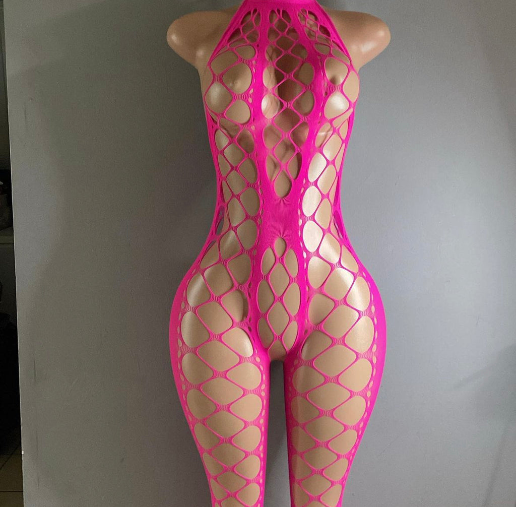 Jumpsuit Cover Up Lingerie Halter