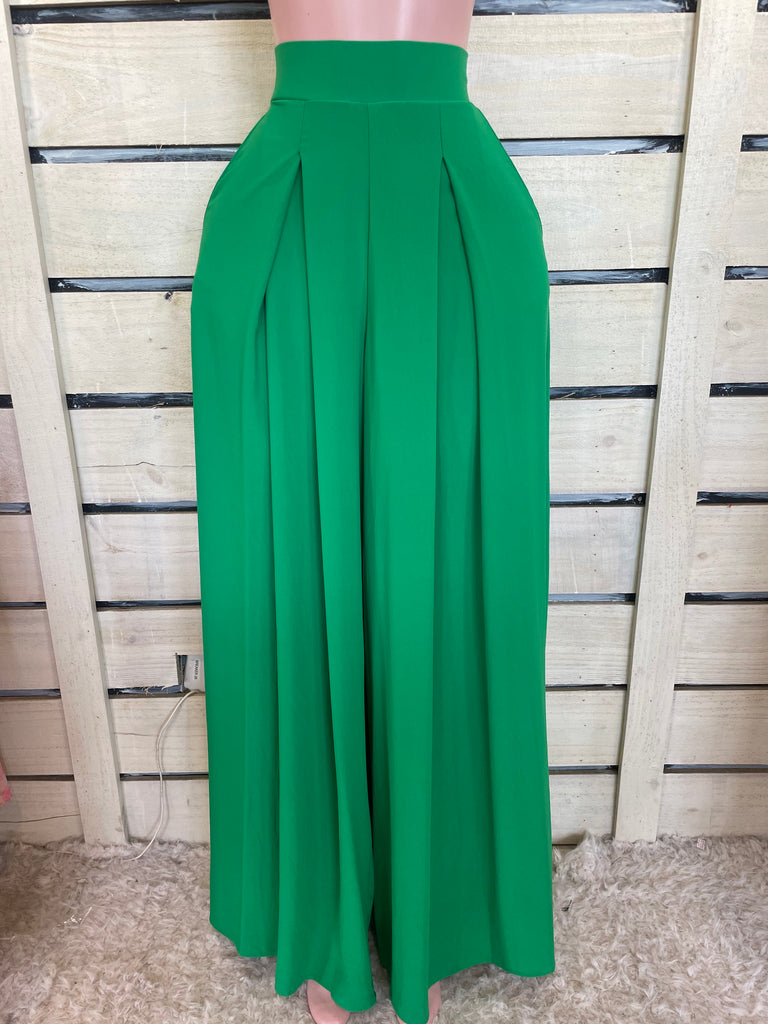 Solid Wide Leg