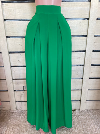 Solid Wide Leg