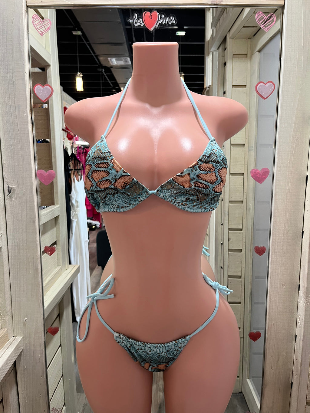ビキニスクランチバックTバック