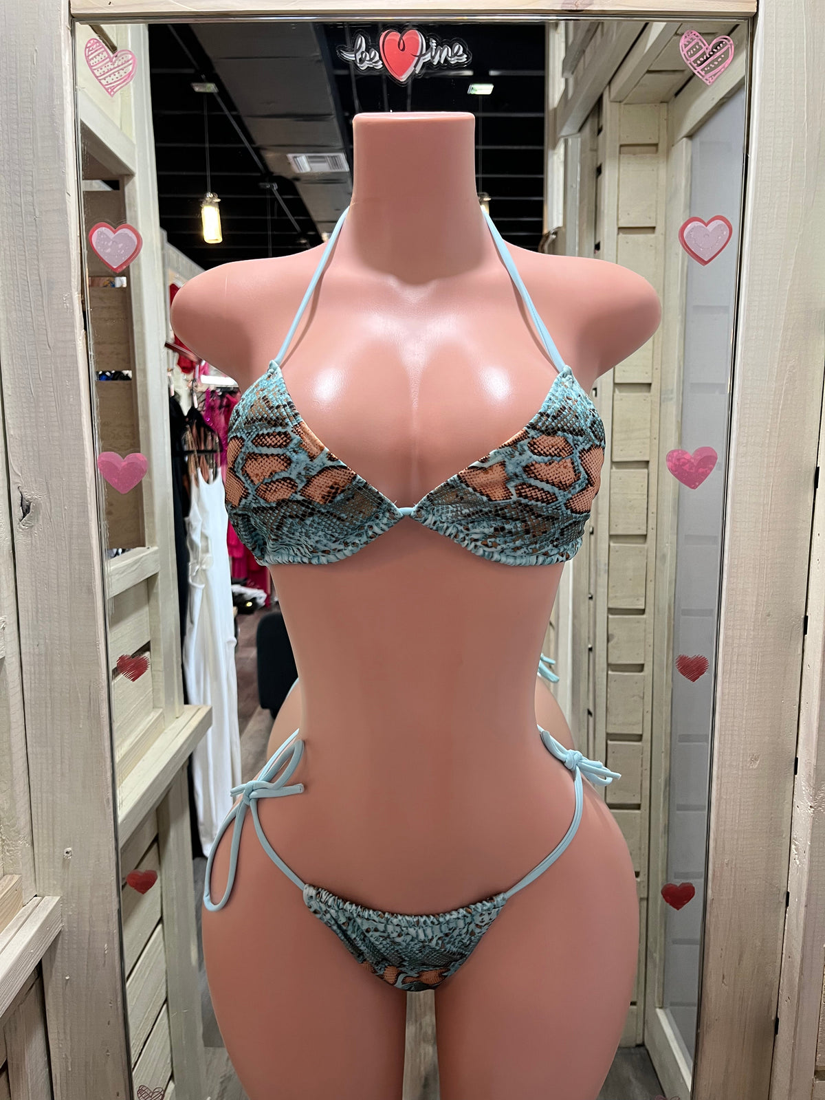ビキニスクランチバックTバック