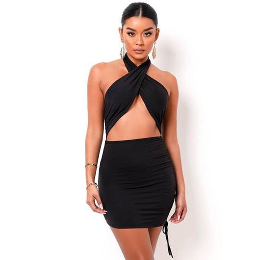 Neck Tie Dress - Miami Sexy Closet