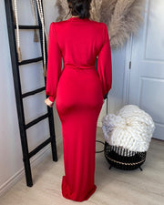 Red Very Elegant Gown