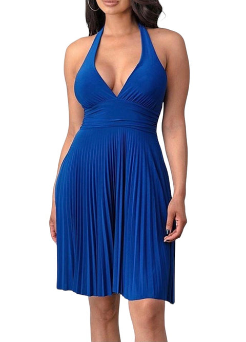 Blue Babydoll Dress