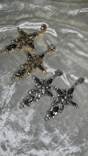 Cross Diamond Earrings