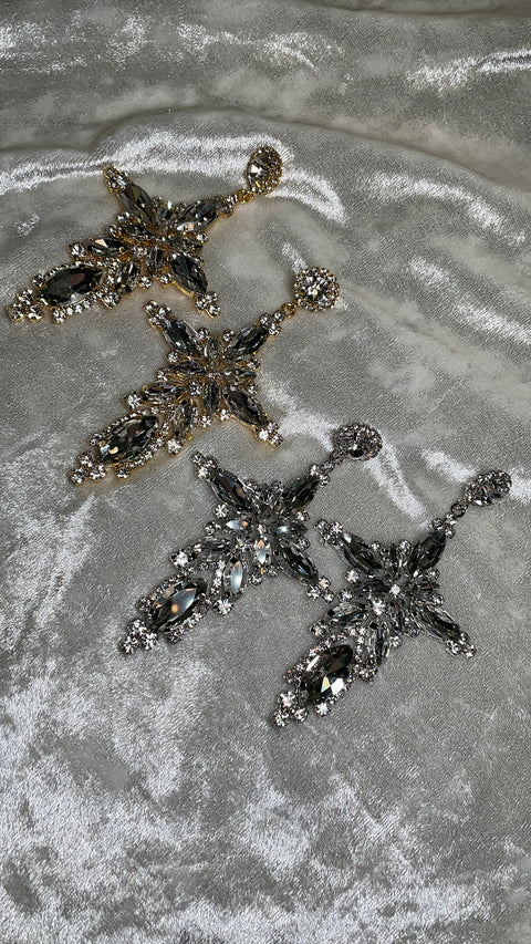 Cross Diamond Earrings