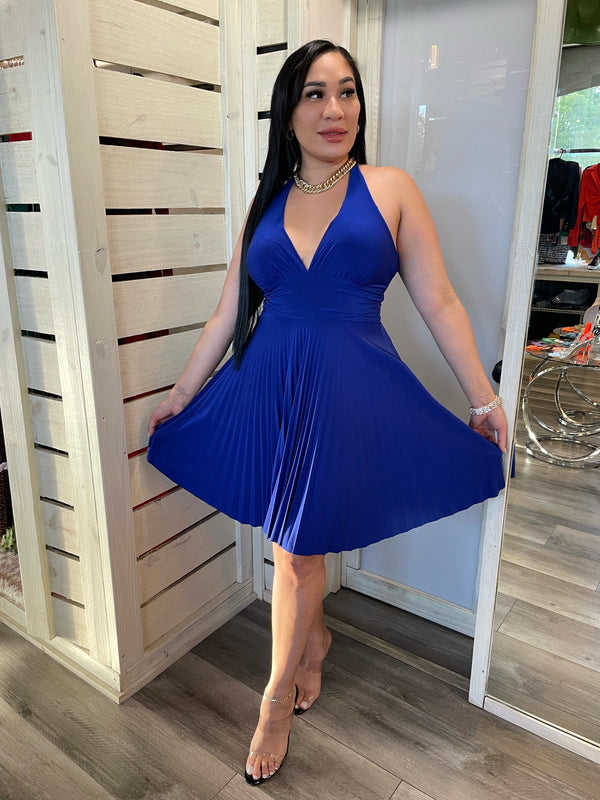 Blue Babydoll Dress