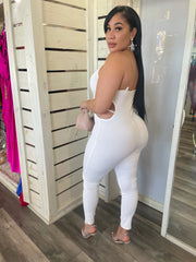 Ivory Chain Jumpsuit