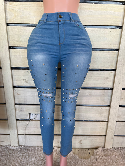 Pearls Jeans