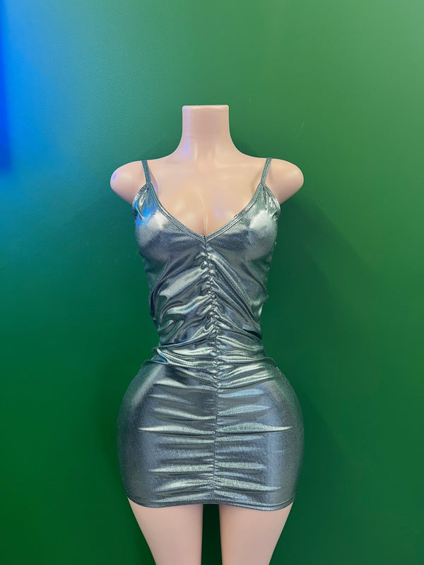 Metallic dress