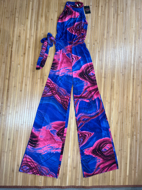Purple Splash Jumpsuit