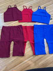 Spandex Short Set