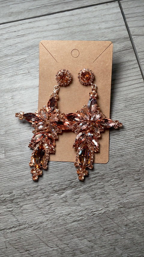 Cross Diamond Earrings