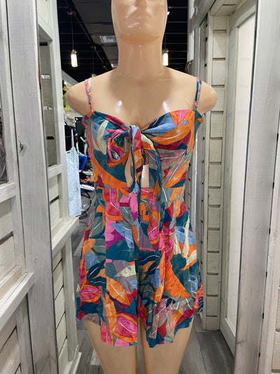 Colorful Leaf Romper