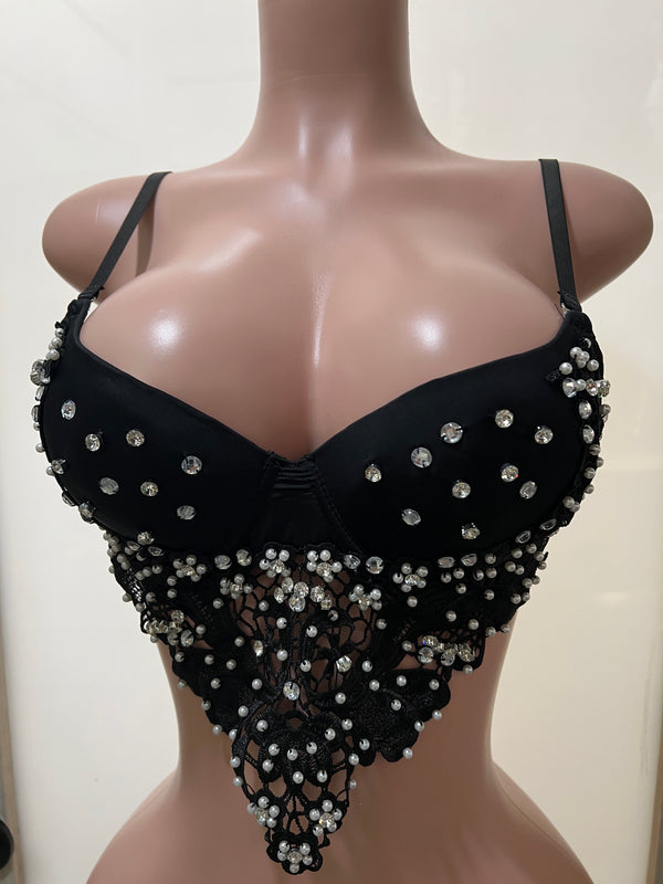 Rhinestone Bustier