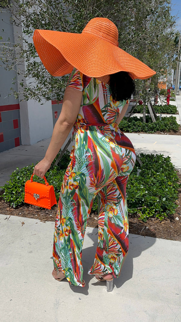 Sunday Funday Green Jumpsuit