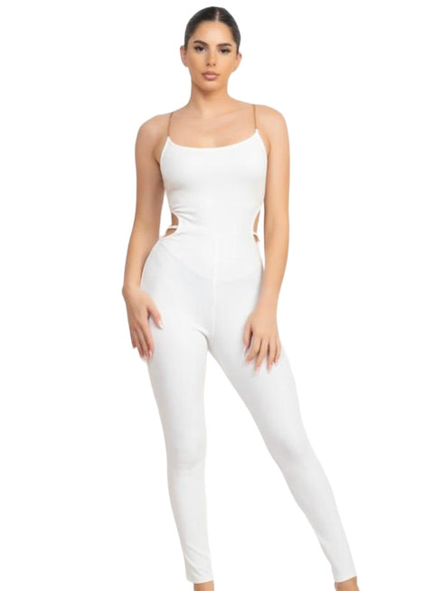 Ivory Chain Jumpsuit