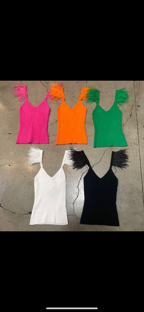 Fluff Tank Tops