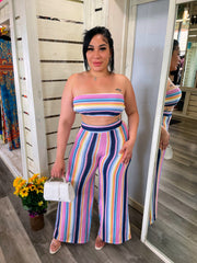 Crochet Tropical Pant Set