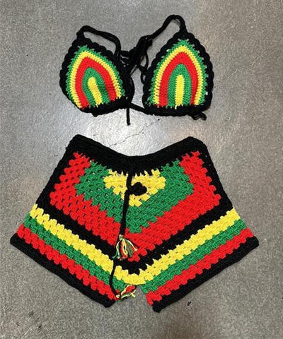 Wah Gwan Knit Short Set