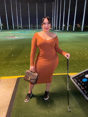 Her Sexy Long Sleeve Dress