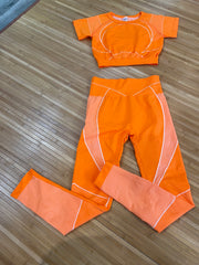 Bright Spandex Pant Set