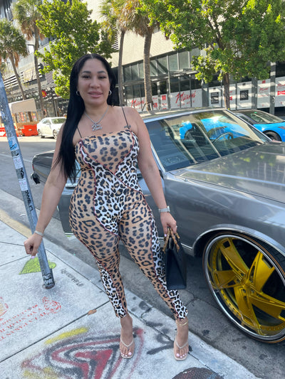 Leopard Patch Jumpsuit