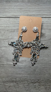 Cross Diamond Earrings