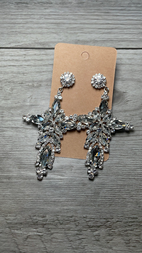 Cross Diamond Earrings