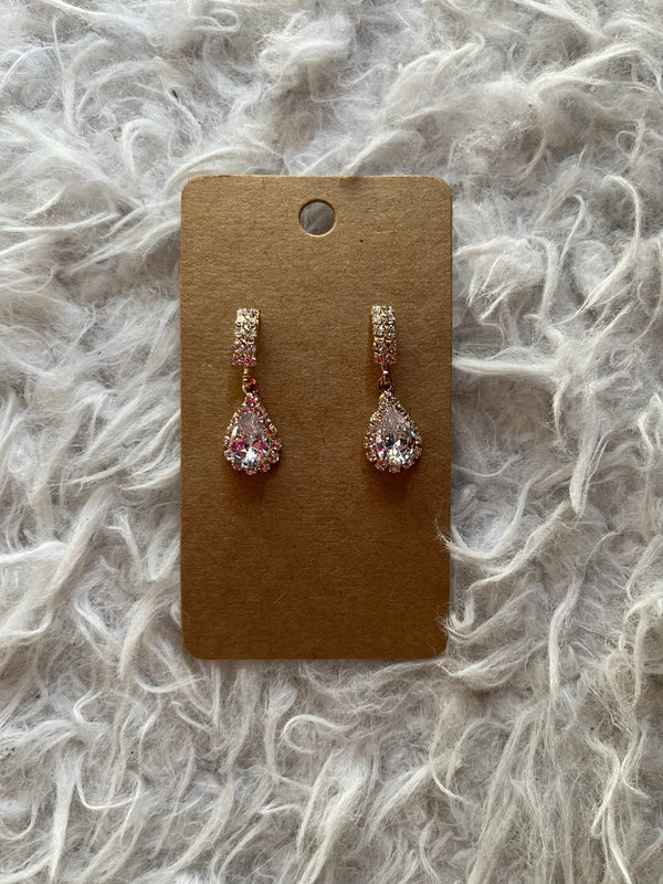 Elegant diamonds earrings