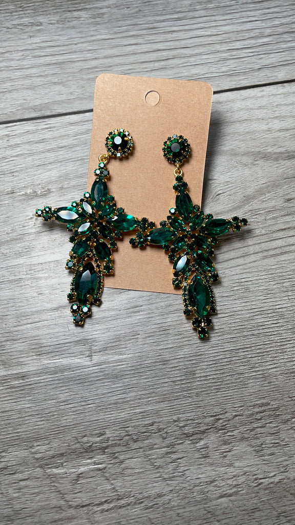 Cross Diamond Earrings