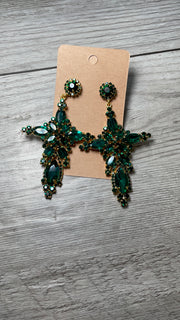Cross Diamond Earrings