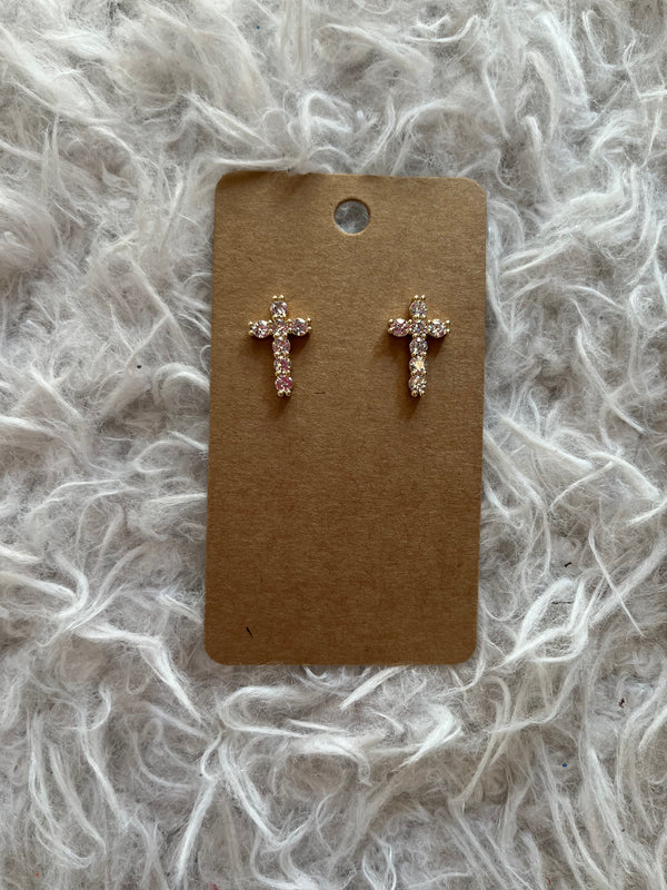 Cross earrings