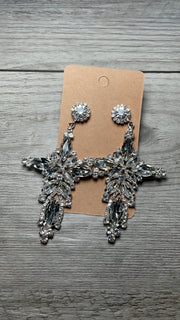 Cross Diamond Earrings