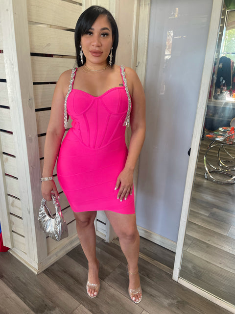 Pink Bodycon Dress