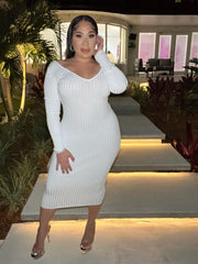 Her Sexy Long Sleeve Dress